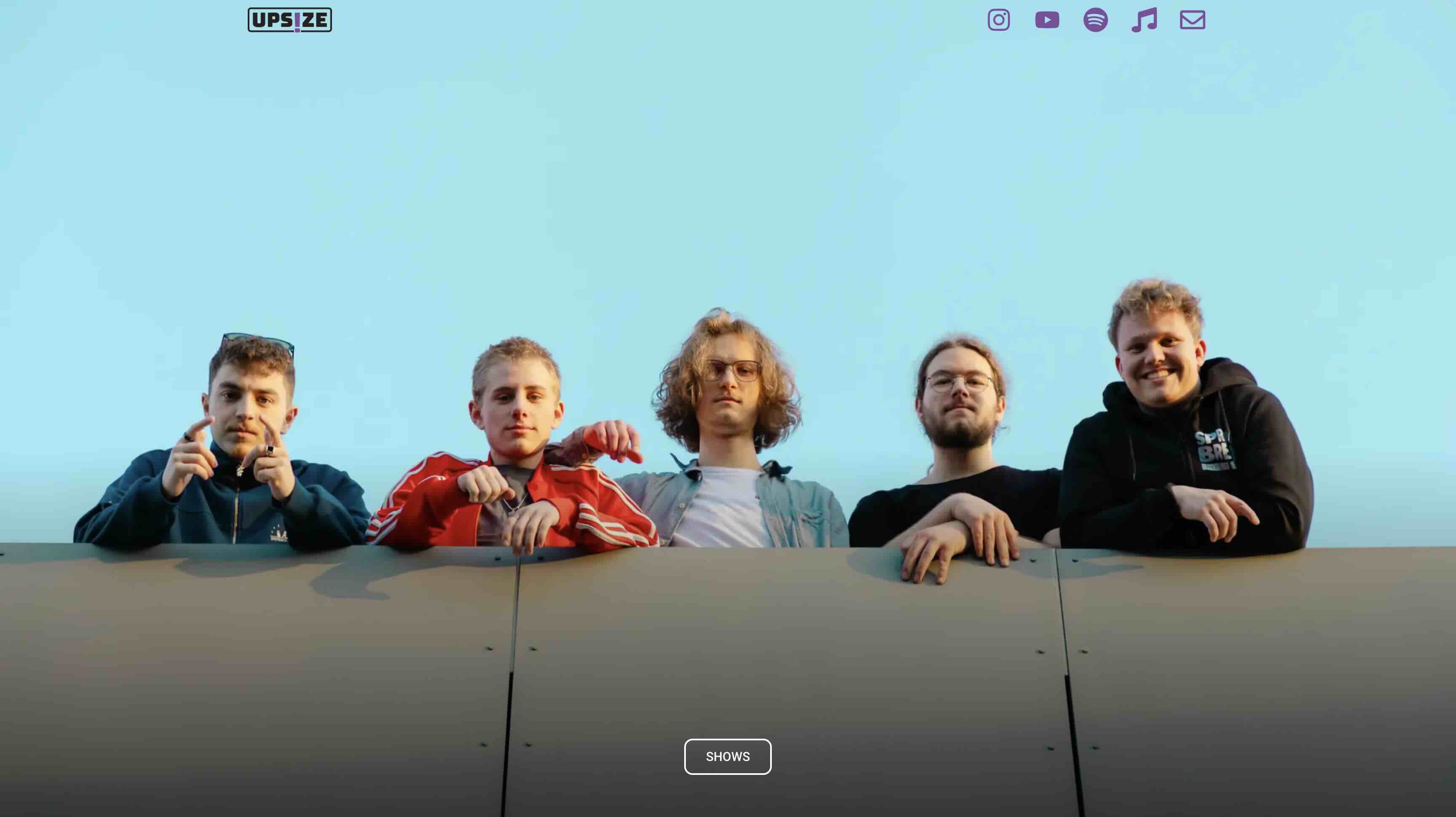 Website UPS!ZE Dresden